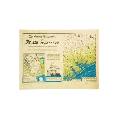 LaSalle Shipwreck Map 1685 Print