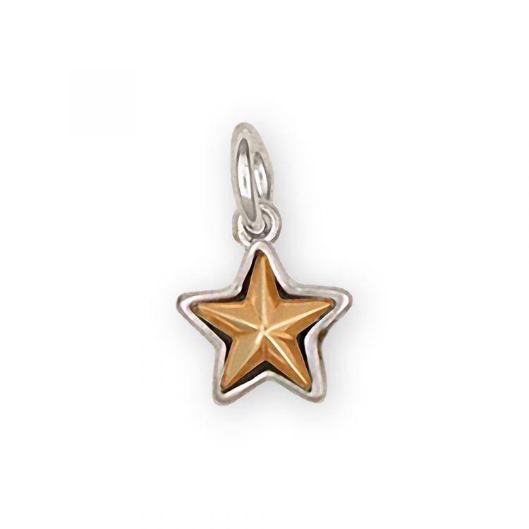 Texas Star Sterling Silver Charm