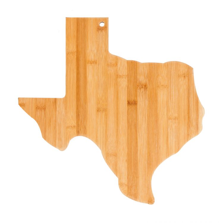 Texas Shape Wooden Cutting Board