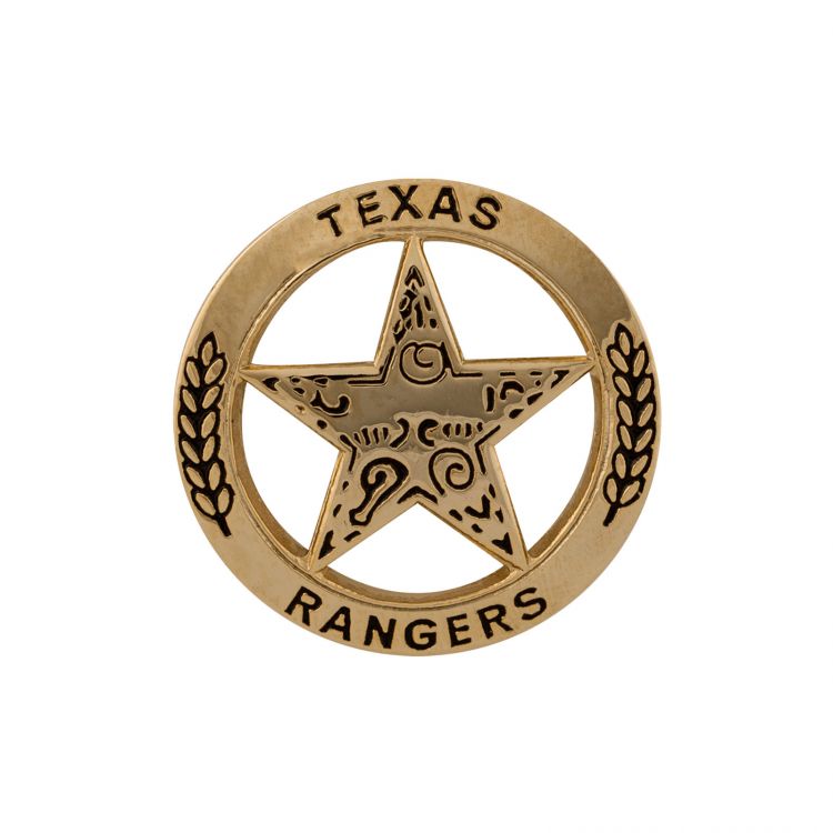 Texas Ranger Gold-Tone Lapel Pin