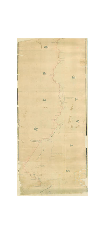 A.B. Gray Map of the River Sabine from its mouth on the Gulf of Mexico in the Sea to Logan's Ferry, 1842 (Pt. 3 of 3 - South)