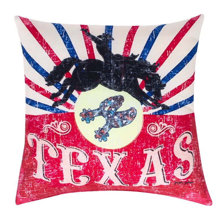Texas Rodeo Accent Pillow