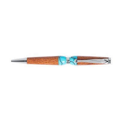 Mesquite and Turquoise Ballpoint Pen