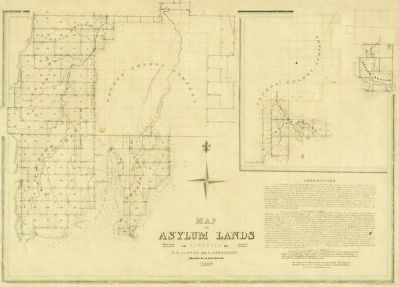 R. Creuzbaur Map of Asylum Lands - Callahan County, 1857