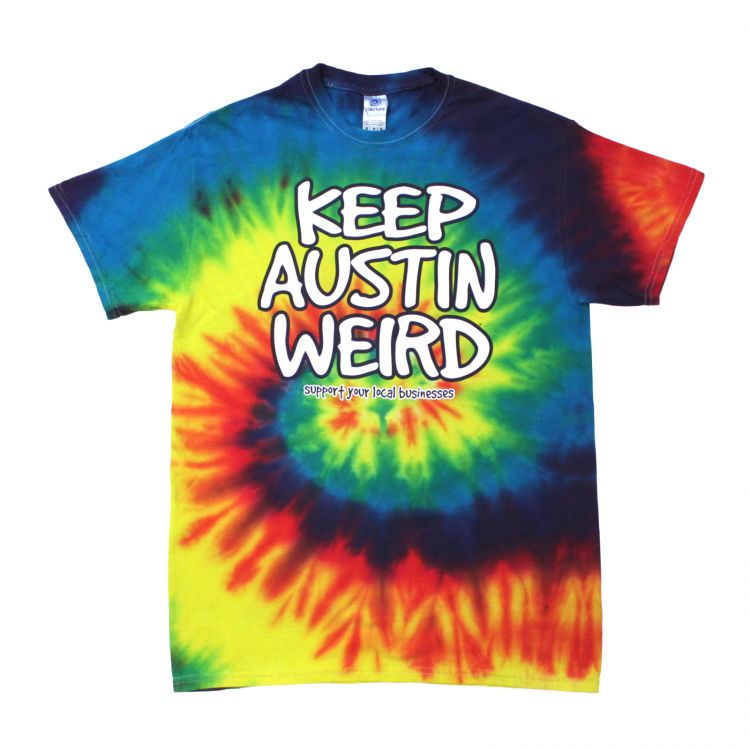 Keep Austin Weird T-Shirt - Tie Dye