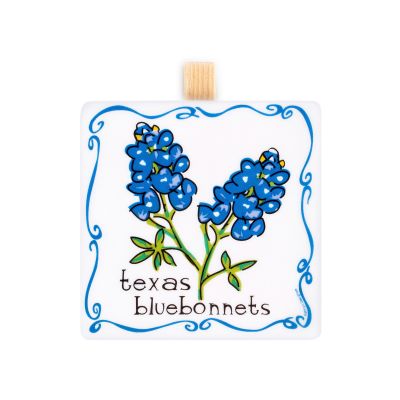 Texas Bluebonnet Ceramic Stand-up Message Clip
