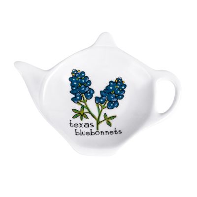 Texas Bluebonnet Ceramic Tea Bag Holder