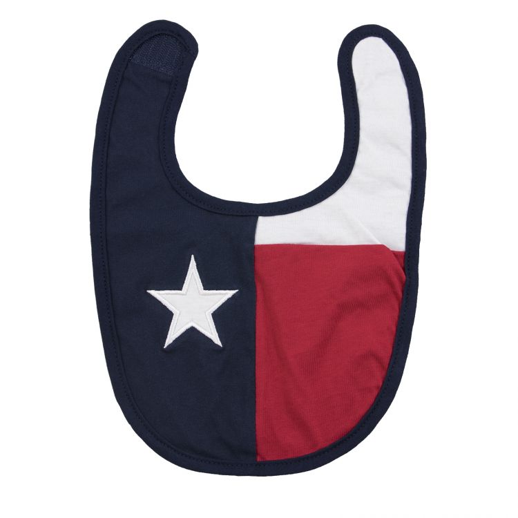 Texas State Flag Cotton Bib