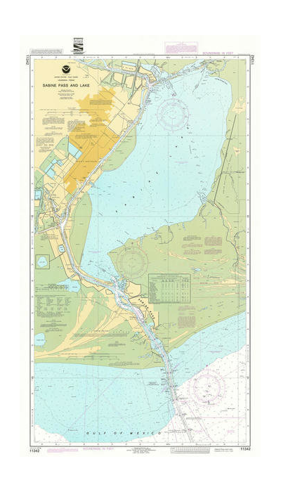 National Oceanic and Atmospheric Administration Sabine Pass and Lake, 1992