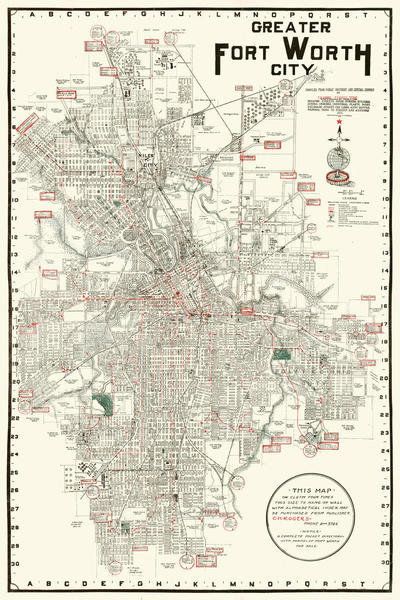C.H. Rogers Greater Fort Worth City, 1919