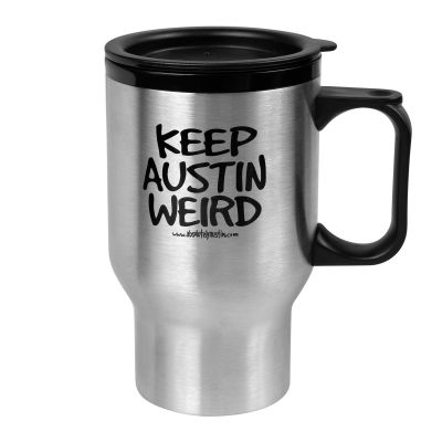 Keep Austin Weird Stainless-Steel Travel Mug