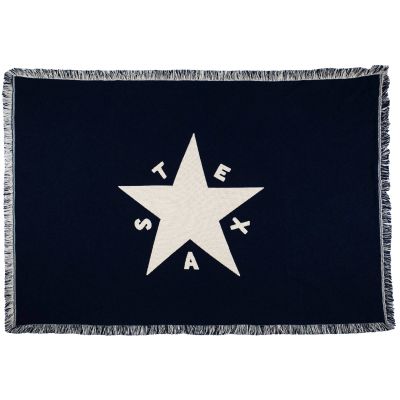 First Flag of the Republic of Texas Cotton Jacquard Throw