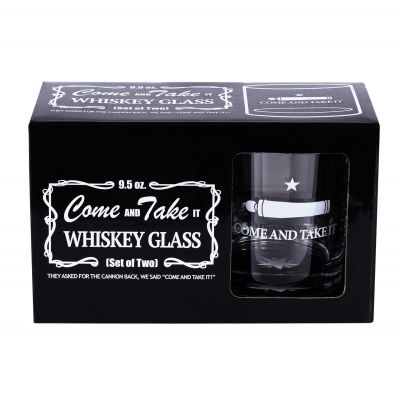 Gonzales Flag Whiskey Glass Set