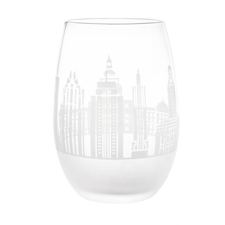 Austin Skyline Stemless Wine Glass