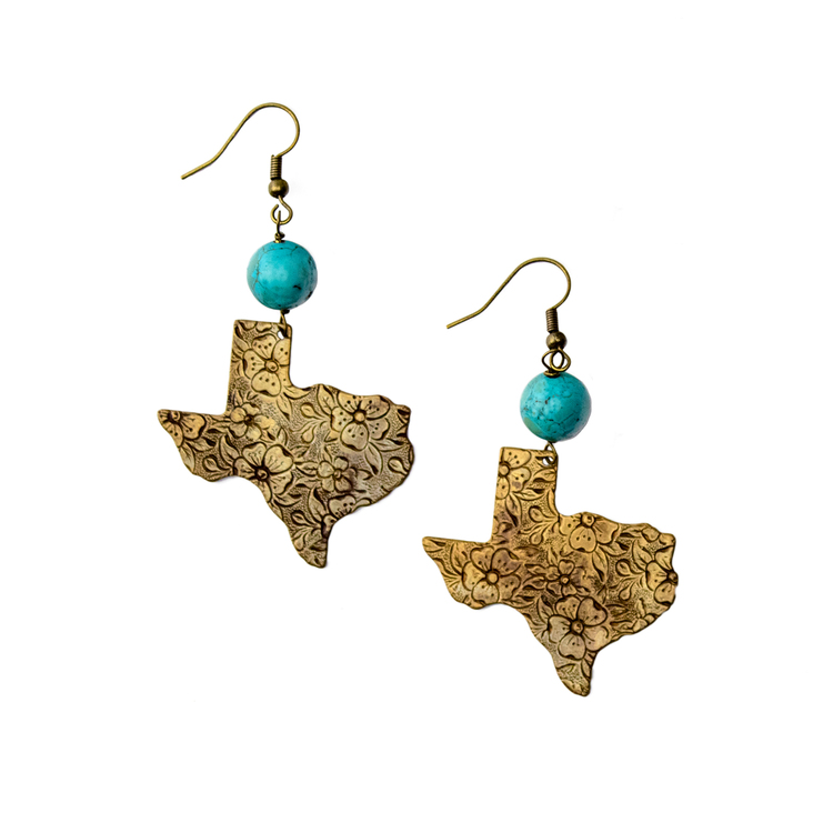 Texas Turquoise Drop Earrings