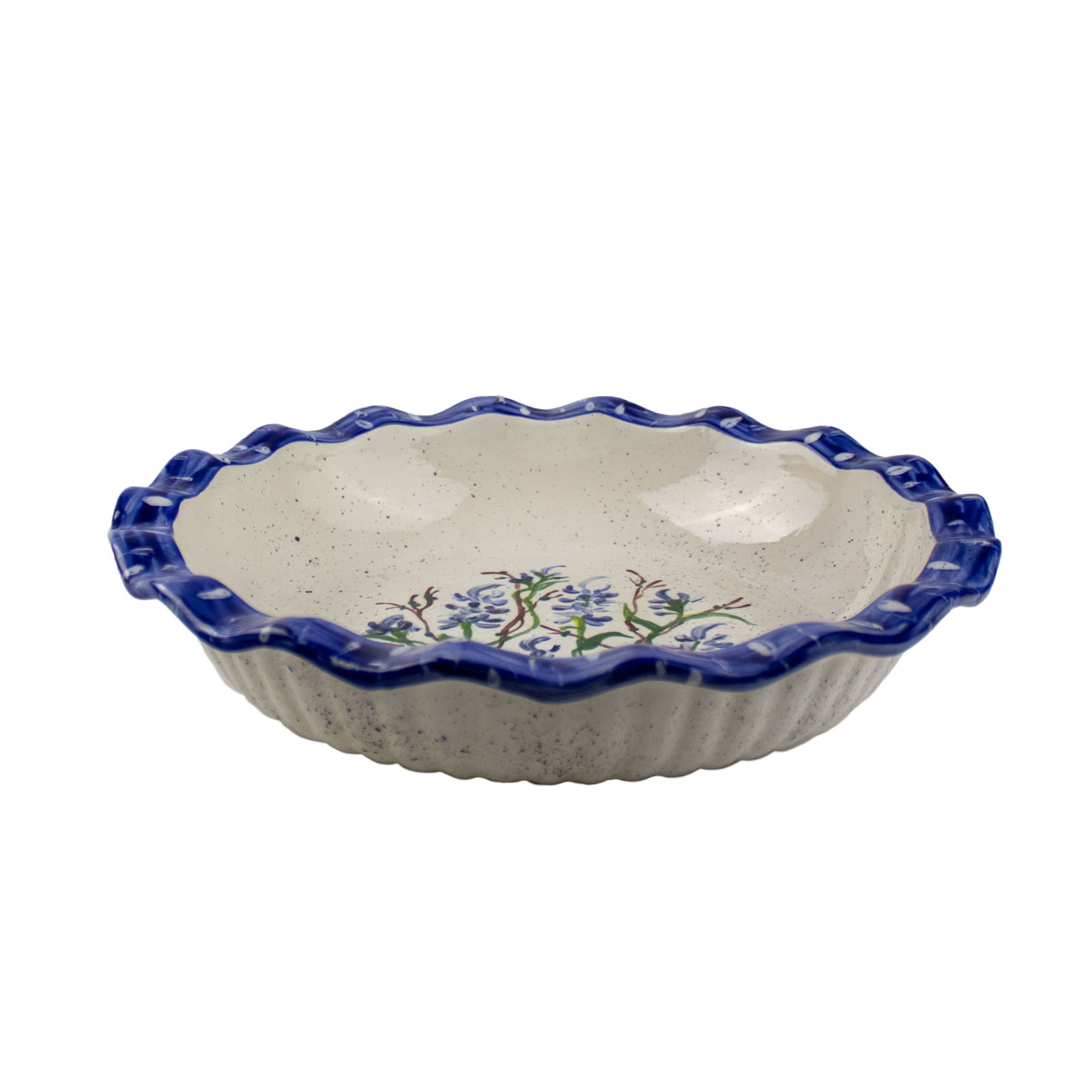 HandPainted Ceramic Pie Dish