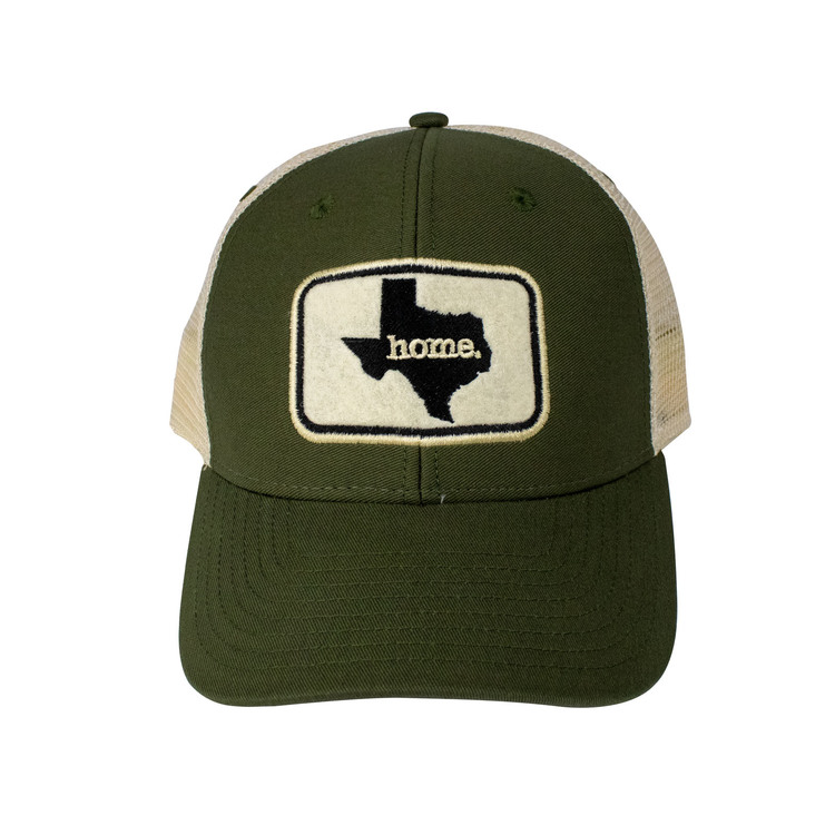 Home Texas Trucker Hat - Olive Green