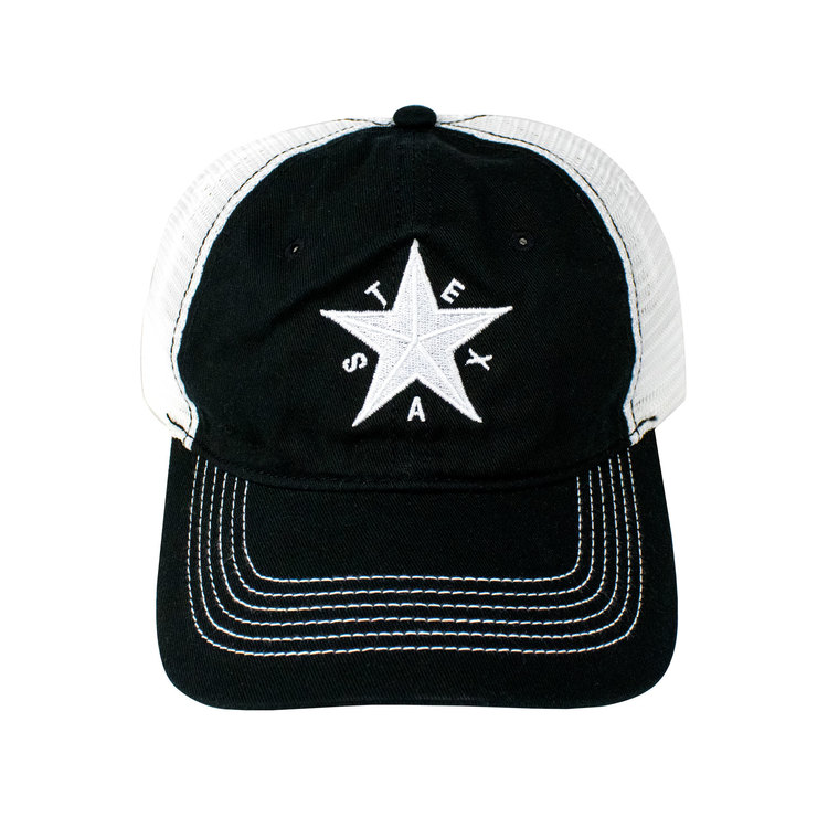 First Flag of the Republic of Texas Baseball Cap - Black