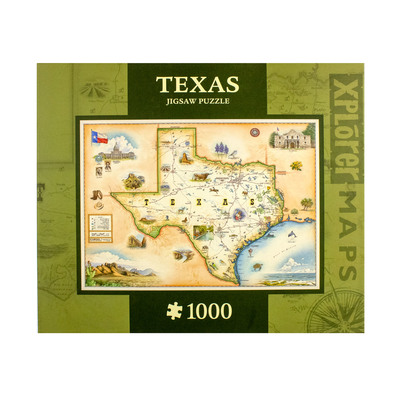 Texas Map 1000 Piece Puzzle