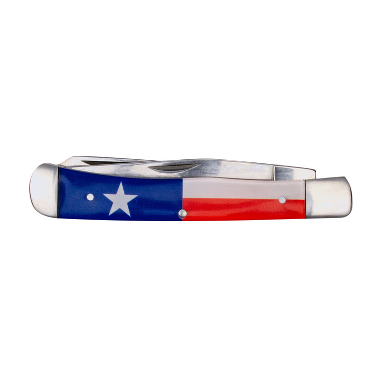 Texas State Flag Trapper Pocket Knife
