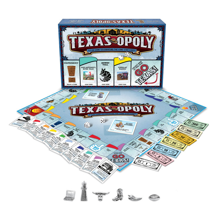 Texas-Opoly Board Game