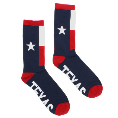 Texas State Flag Socks