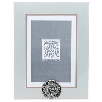 State Seal Metal Picture Frame - Silver - 5x7 Vertical
