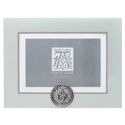State Seal Metal Picture Frame - Silver - 5x7 Horizontal