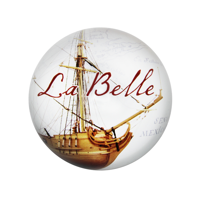 La Belle Glass Dome Paperweight