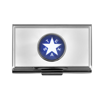 First Flag of Texas Business Card Holder