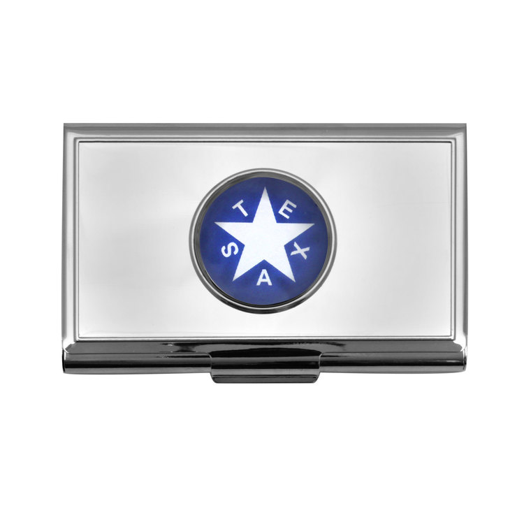 First Flag of Texas  Business Card Holder