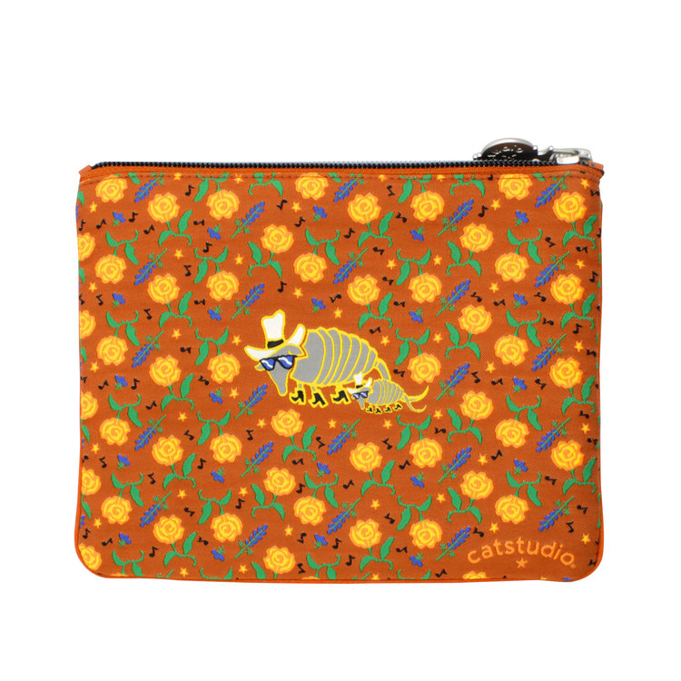 Austin Icon Zipper Pouch - Orange
