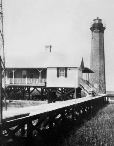 Department of Commerce. Bureau of Lighthouses Aransas Pass, Texas - Lighthouse, after 1929
