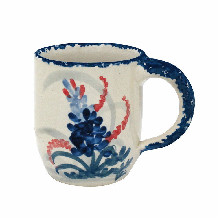 Handmade Bluebonnet Mug