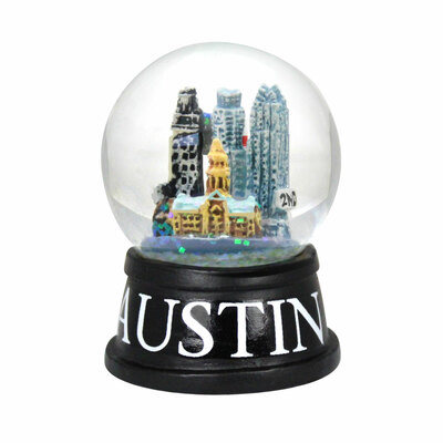Austin Texas Mini Glass Snow Globe