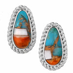 Mountain Glacier Turquoise Earrings