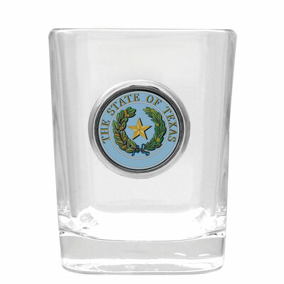  Great Seal of the State of Texas Medallion Shot Glass