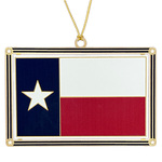 Texas Flag Christmas Ornament