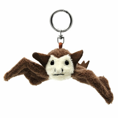  Brown Bat Plush Keychain