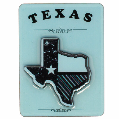 Texas Turquoise Epoxy Magnet