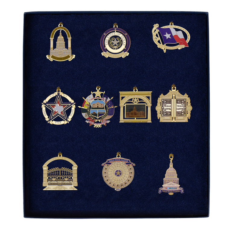 Miniature Texas Capitol Ornament Gift Set - Series 1