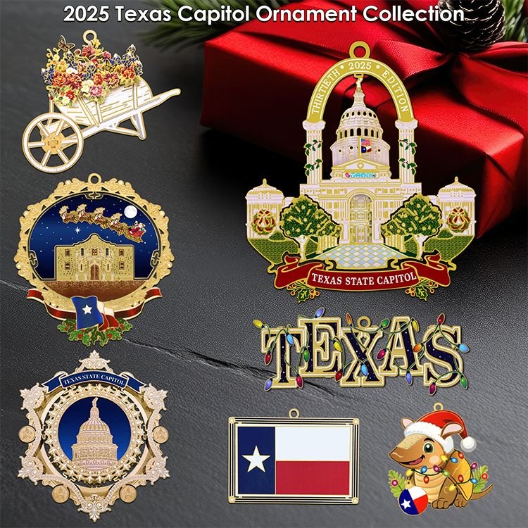 2025 Texas Capitol Ornament Collection Bundle