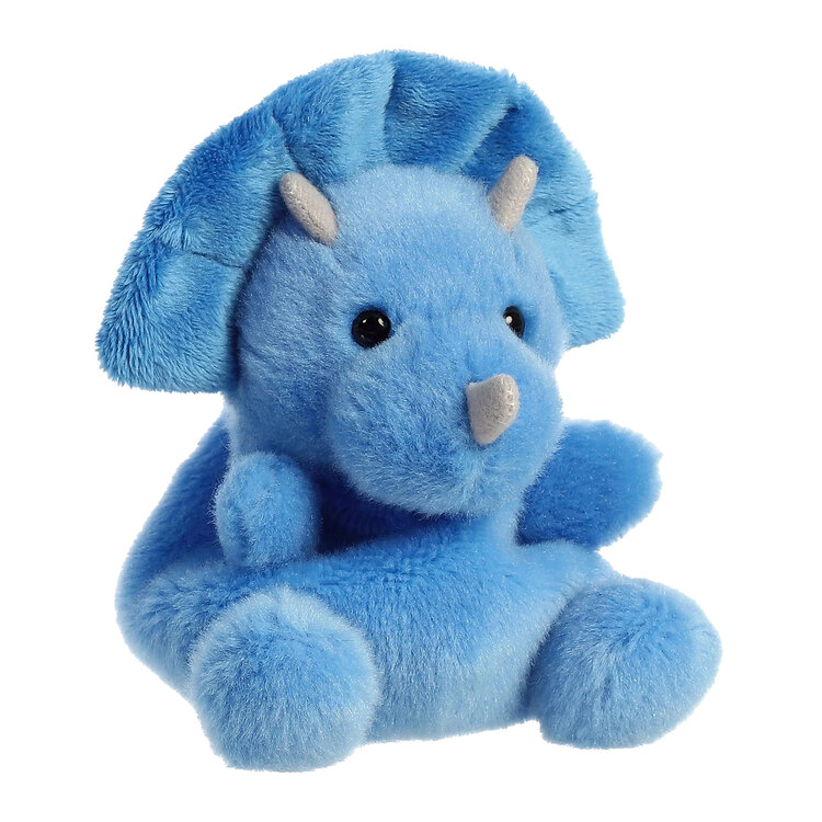 Tank Triceratops Palm Pal Plush Toy