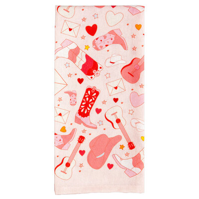 Howdy Cowgirl Kitchen Towel