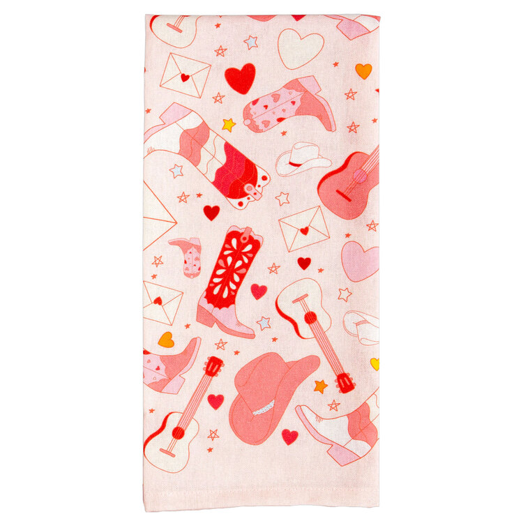 Howdy Cowgirl Kitchen Towel