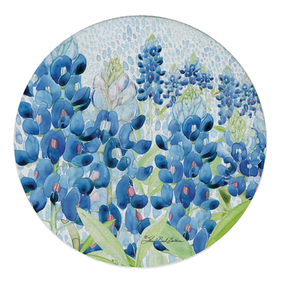 Texas Bluebonnet Field Sandstone Coaster
