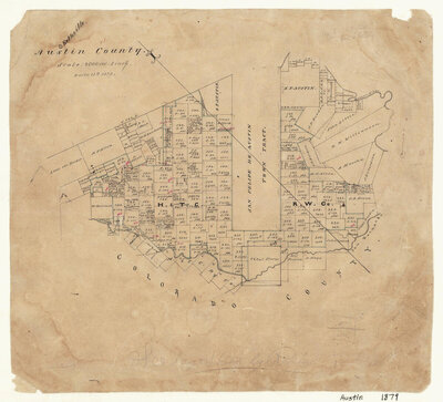 Unknown Draftsman Austin County, 1879