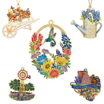 Texas Capitol Wildflower Ornament Collection