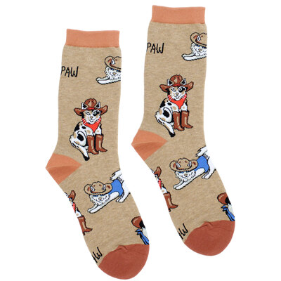 Meowdy Crew Socks