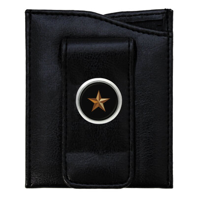 Texas Star Medallion Money Clip Wallet